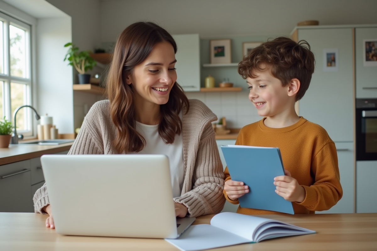 Maman compare des polices d